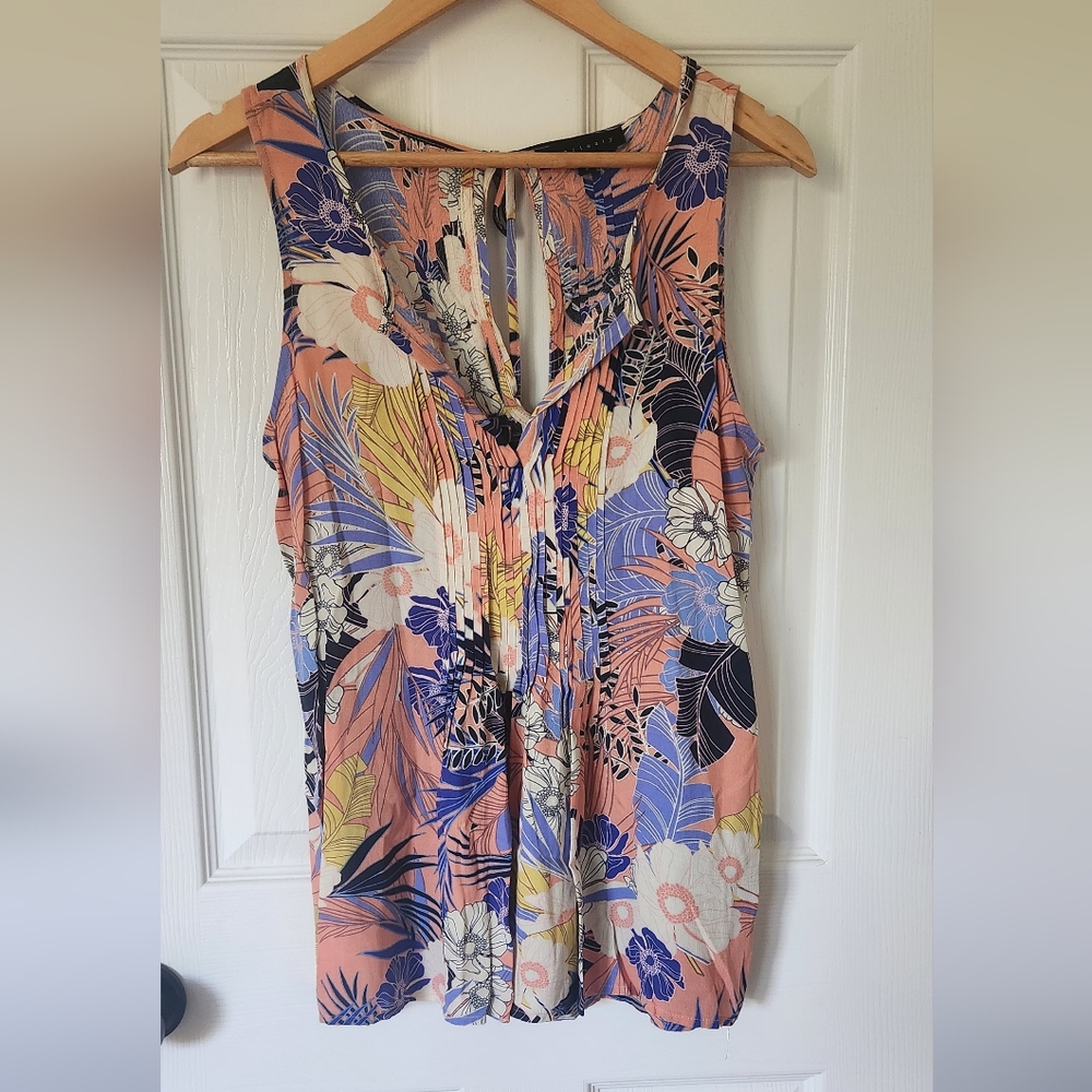 Sanctuary Floral Sleeveless Top. Size: S